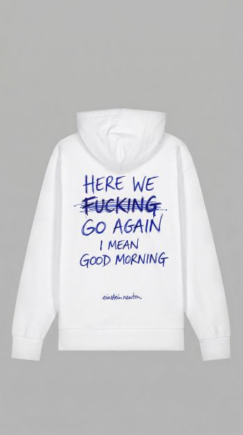 Good Morning Statement Bio-Baumwoll Hoodie Brooklyn